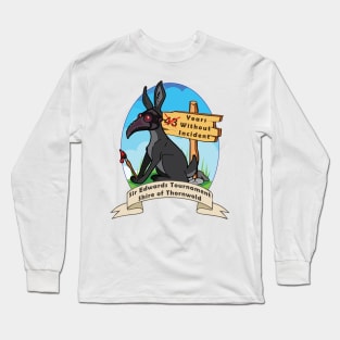 Eddies Fundraiser Shirt: Dark Bunny Version Long Sleeve T-Shirt